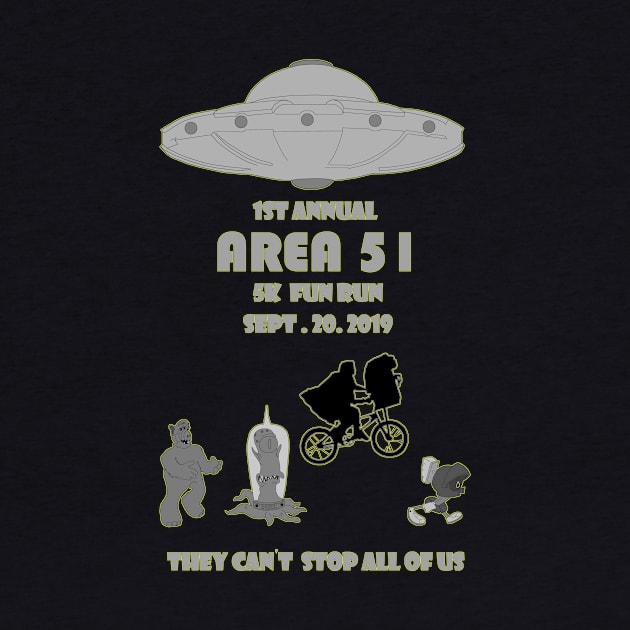 Area 51 fun run T-Shirt by arxitrav